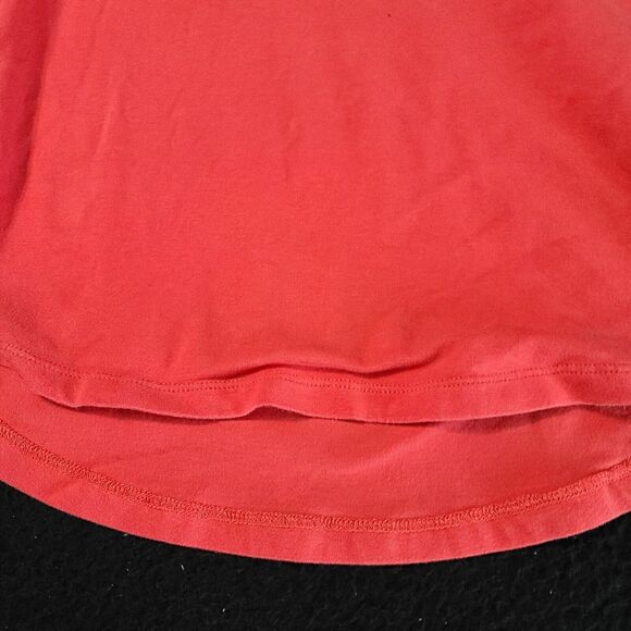 Michael Kors Womens Top Coral Size Small Cotton Blend Stretch Pullover - Picture 11 of 12